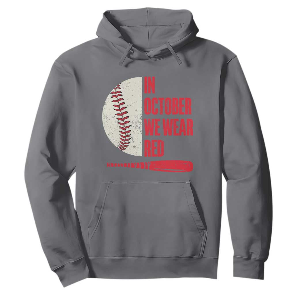Red October Philly Hoodie Retro Philadelphia Baseball Fan TS10 Charcoal Print Your Wear
