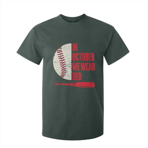 Red October Phillies T Shirt For Kid Retro Philadelphia Baseball Fan TS10 Dark Forest Green Print Your Wear