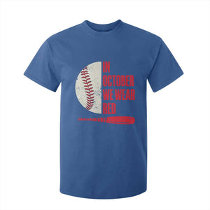 Red October Phillies T Shirt For Kid Retro Philadelphia Baseball Fan TS10 Royal Blue Print Your Wear