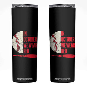 Red October Philly Skinny Tumbler Retro Philadelphia Baseball Fan TS10 Black Print Your Wear