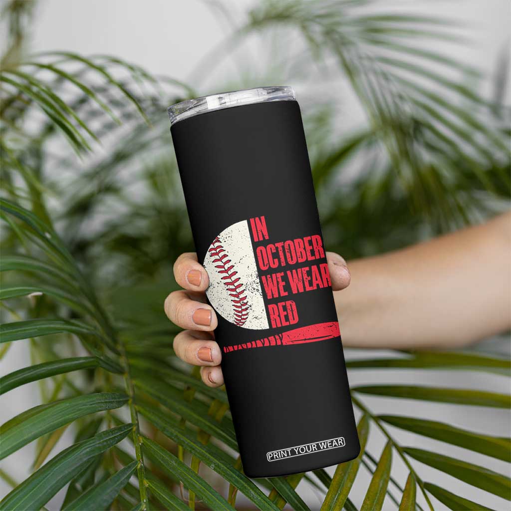 Red October Phillies Skinny Tumbler Retro Philadelphia Baseball Fan TS10 Print Your Wear