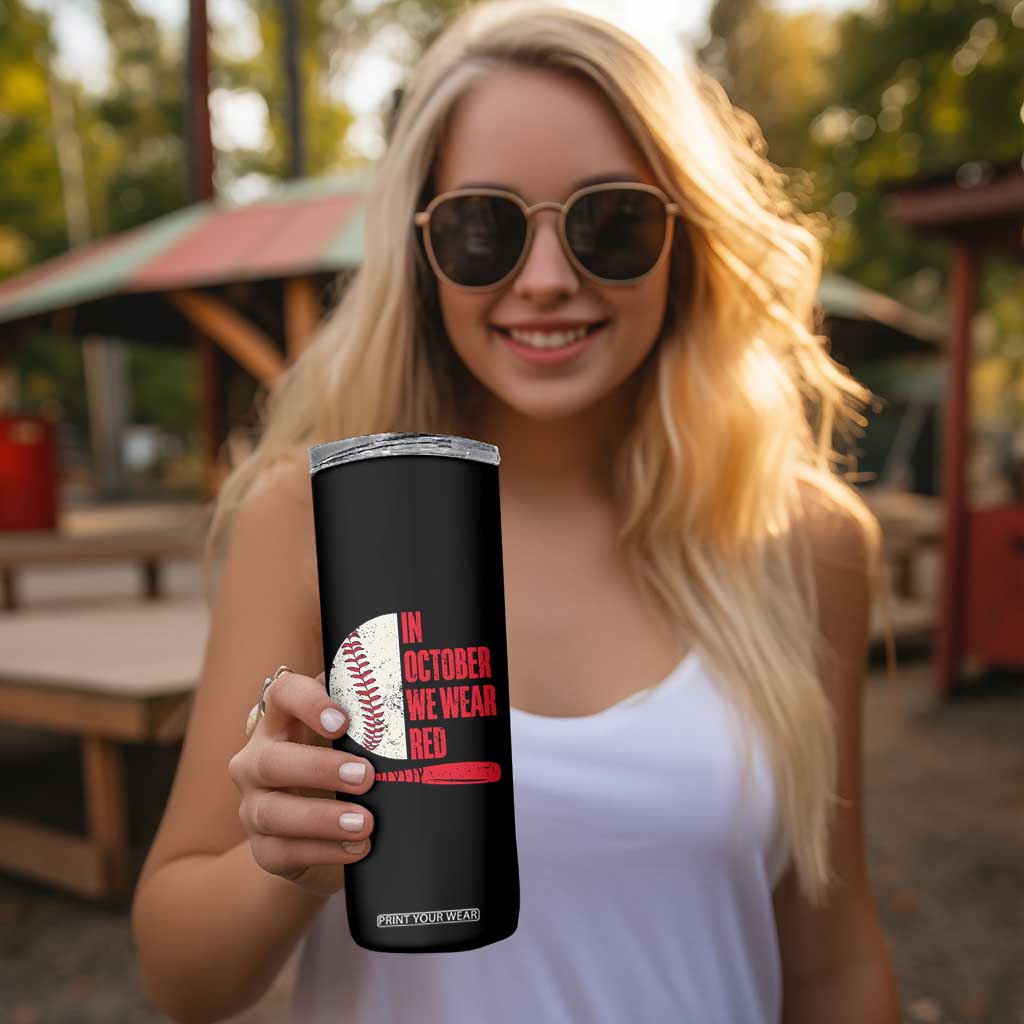 Red October Philly Skinny Tumbler Retro Philadelphia Baseball Fan TS10 Print Your Wear