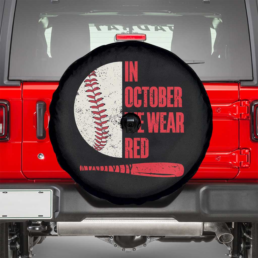 Red October Philly Spare Tire Cover Retro Philadelphia Baseball Fan TS10 Black Print Your Wear