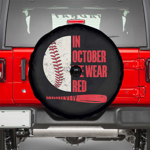 Red October Phillies Spare Tire Cover Retro Philadelphia Baseball Fan TS10 Black Print Your Wear