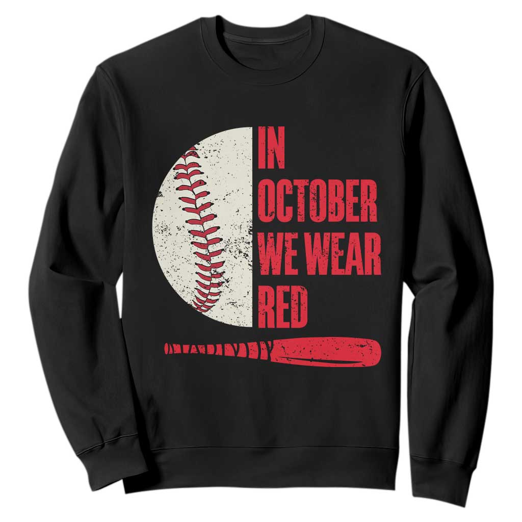 Red October Phillies Sweatshirt Retro Philadelphia Baseball Fan TS10 Black Print Your Wear