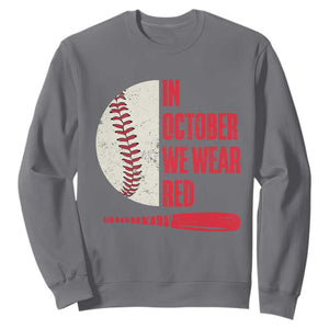 Red October Phillies Sweatshirt Retro Philadelphia Baseball Fan TS10 Charcoal Print Your Wear