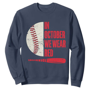 Red October Phillies Sweatshirt Retro Philadelphia Baseball Fan TS10 Navy Print Your Wear