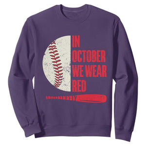 Red October Phillies Sweatshirt Retro Philadelphia Baseball Fan TS10 Purple Print Your Wear