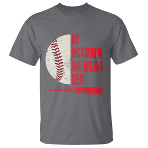 Red October Phillies T Shirt Retro Philadelphia Baseball Fan TS10 Charcoal Print Your Wear
