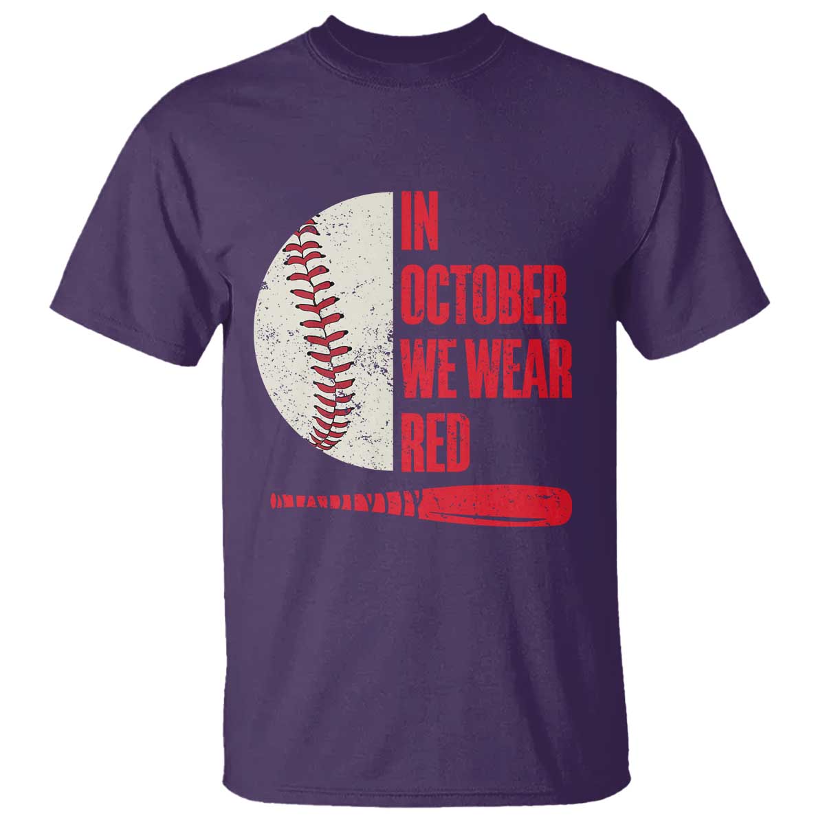 Red October Phillies T Shirt Retro Philadelphia Baseball Fan TS10 Purple Print Your Wear