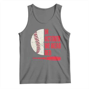 Red October Phillies Tank Top Retro Philadelphia Baseball Fan TS10 Black Heather Print Your Wear