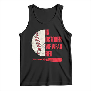 Red October Philly Tank Top Retro Philadelphia Baseball Fan TS10 Black Print Your Wear
