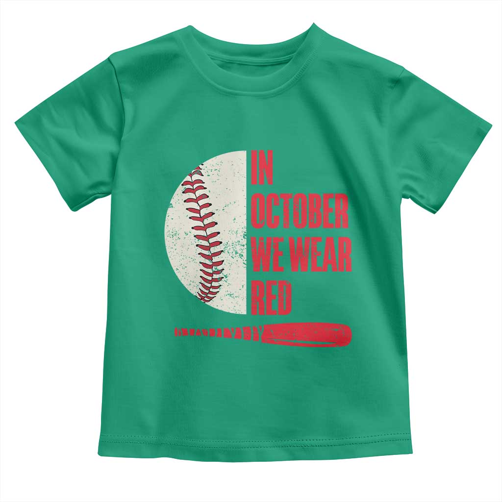 Red October Philly Toddler T Shirt Retro Philadelphia Baseball Fan TS10 Irish Green Print Your Wear