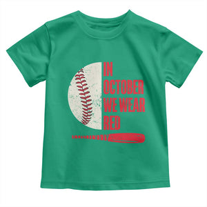 Red October Phillies Toddler T Shirt Retro Philadelphia Baseball Fan TS10 Irish Green Print Your Wear
