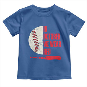 Red October Phillies Toddler T Shirt Retro Philadelphia Baseball Fan TS10 Royal Blue Print Your Wear