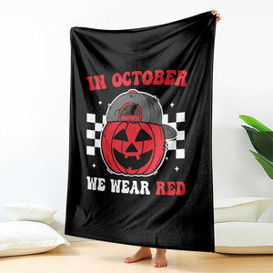 Red October Halloween Throw Blanket Vintage Philadelphia Baseball Fan Jackolantern Pumpkin TS10 Print Your Wear