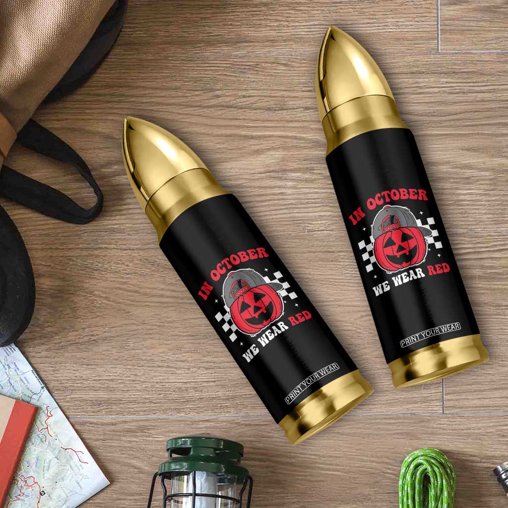 Red October Halloween Bullet Tumbler Vintage Philadelphia Baseball Fan Jackolantern Pumpkin TS10 Print Your Wear