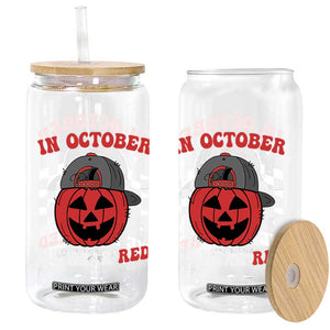 Red October Halloween Glass Can Vintage Philadelphia Baseball Fan Jackolantern Pumpkin TS10 Print Your Wear
