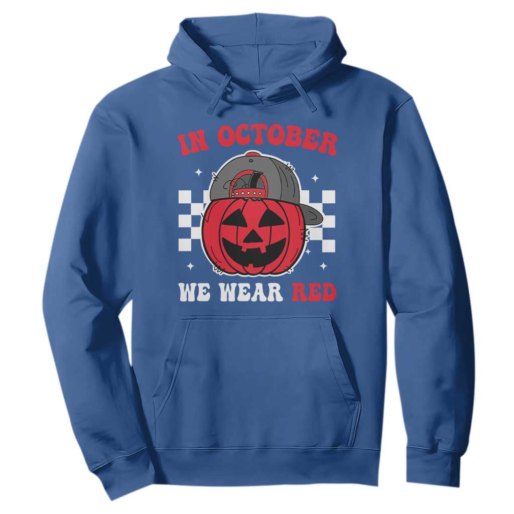 Red October Halloween Hoodie Vintage Philadelphia Baseball Fan Jackolantern Pumpkin TS10 Royal Blue Print Your Wear