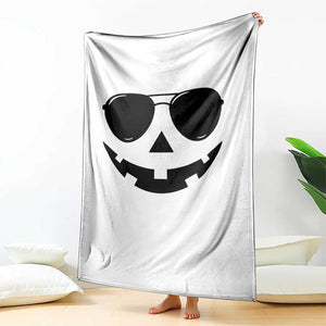 Pumpkin Face Throw Blanket Vintage Jack o Lantern Jackolantern Spooky Season Halloween TS10 Print Your Wear