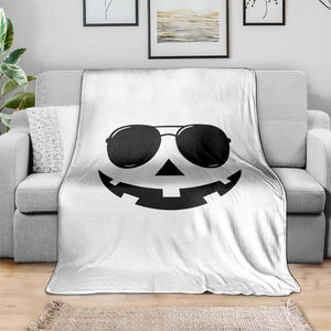 Pumpkin Face Throw Blanket Vintage Jack o Lantern Jackolantern Spooky Season Halloween TS10 Print Your Wear
