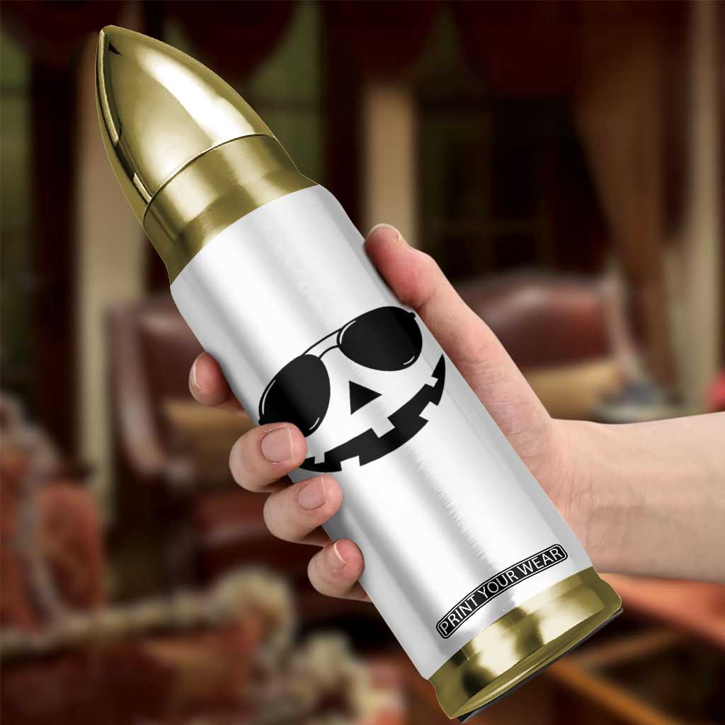 Pumpkin Face Bullet Tumbler Vintage Jack o Lantern Jackolantern Spooky Season Halloween TS10 Print Your Wear