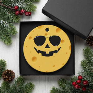 Pumpkin Face Ceramic Ornament Vintage Jack o Lantern Jackolantern Spooky Season Halloween TS10 1pc Yellow Cheese Print Your Wear