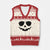 Pumpkin Face V-Neck Knit Sweater Vest Vintage Jack o Lantern Jackolantern Spooky Season Halloween TS10 Beige Red Print Your Wear
