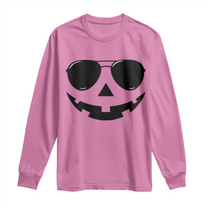 Pumpkin Face Long Sleeve Shirt Vintage Jack o Lantern Jackolantern Spooky Season Halloween TS10 Azalea Print Your Wear