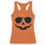 Pumpkin Face Racerback Tank Top Vintage Jack o Lantern Jackolantern Spooky Season Halloween TS10 Orange Print Your Wear