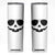 Pumpkin Face Skinny Tumbler Vintage Jack o Lantern Jackolantern Spooky Season Halloween TS10 White Print Your Wear