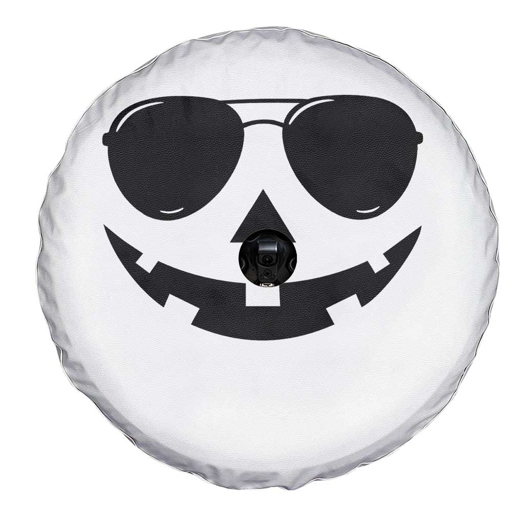 Pumpkin Face Spare Tire Cover Vintage Jack o Lantern Jackolantern Spooky Season Halloween TS10 Print Your Wear
