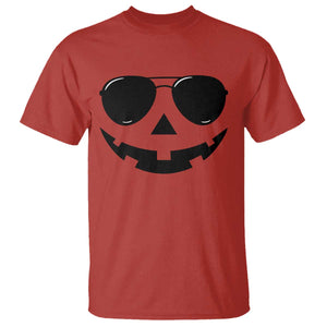 Pumpkin Face T Shirt Vintage Jack o Lantern Jackolantern Spooky Season Halloween TS10 Red Print Your Wear