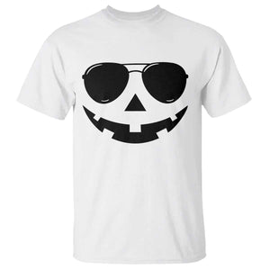Pumpkin Face T Shirt Vintage Jack o Lantern Jackolantern Spooky Season Halloween TS10 White Print Your Wear
