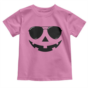 Pumpkin Face Toddler T Shirt Vintage Jack o Lantern Jackolantern Spooky Season Halloween TS10 Azalea Print Your Wear