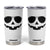 Pumpkin Face Tumbler Cup Vintage Jack o Lantern Jackolantern Spooky Season Halloween TS10 White Print Your Wear