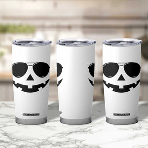 Pumpkin Face Tumbler Cup Vintage Jack o Lantern Jackolantern Spooky Season Halloween TS10 Print Your Wear