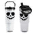 Pumpkin Face Flip Straw Tumbler Vintage Jack o Lantern Jackolantern Spooky Season Halloween TS10 One Size: 30 oz White Print Your Wear