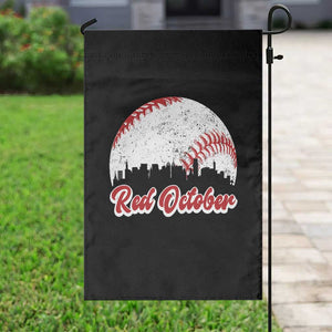 Vintage Red October Garden Flag Philadelphia Skyline Retro Philly Cityscape TS10 Print Your Wear