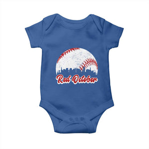 Vintage Red October Baby Onesie Philadelphia Skyline Retro Philly Cityscape TS10 Royal Blue Print Your Wear