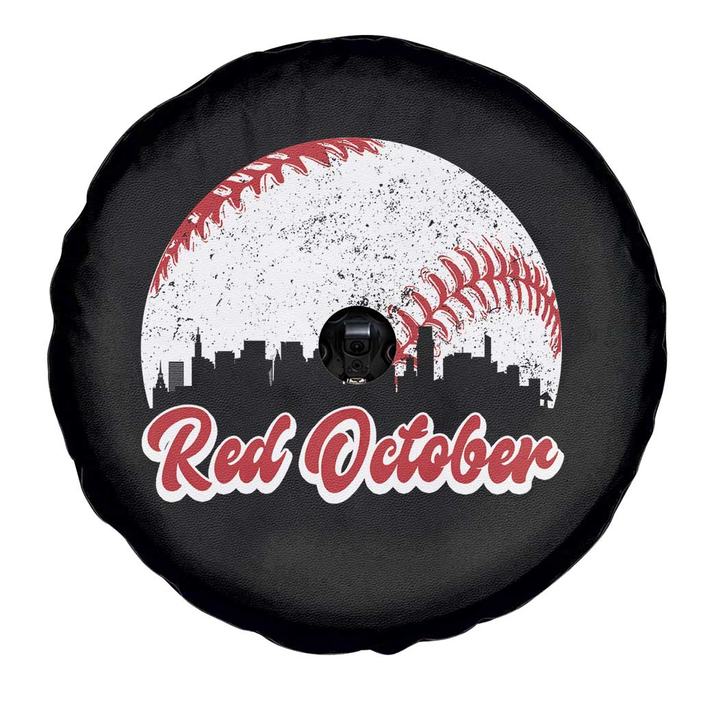 Vintage Red October Spare Tire Cover Philadelphia Skyline Retro Philly Cityscape TS10 Print Your Wear