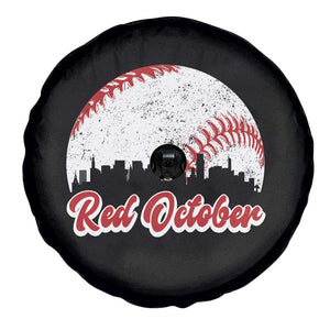 Vintage Red October Spare Tire Cover Philadelphia Skyline Retro Philly Cityscape TS10 Print Your Wear