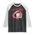 Red October Raglan Shirt Baseball Drip Ice Cream Sprinkles Baseball Glove TS10 Black White Print Your Wear