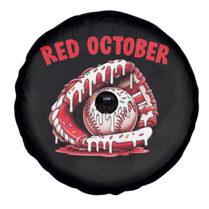 Red October Spare Tire Cover Baseball Drip Ice Cream Sprinkles Baseball Glove TS10 Print Your Wear