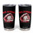 Red October Tumbler Cup Baseball Drip Ice Cream Sprinkles Baseball Glove TS10 Black Print Your Wear