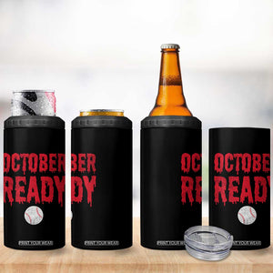 October Ready 4 in 1 Can Cooler Tumbler Philadelphia Playoff Baseball Gift Halloween Costume TS10 Print Your Wear