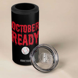 October Ready 4 in 1 Can Cooler Tumbler Philadelphia Playoff Baseball Gift Halloween Costume TS10 Print Your Wear