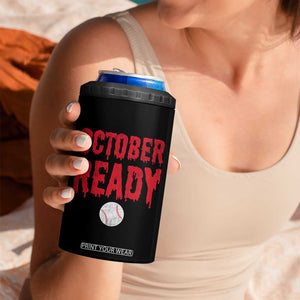 October Ready 4 in 1 Can Cooler Tumbler Philadelphia Playoff Baseball Gift Halloween Costume TS10 Print Your Wear