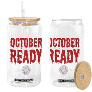 October Ready Glass Can Philadelphia Playoff Baseball Gift Halloween Costume TS10 Print Your Wear
