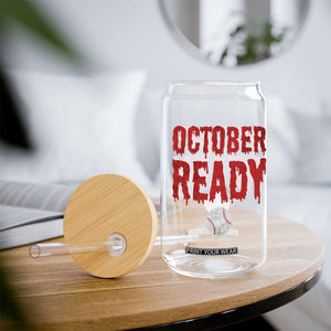 October Ready Glass Can Philadelphia Playoff Baseball Gift Halloween Costume TS10 Print Your Wear